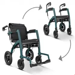 ویلچر رولاتور واکر ویلچر رولزموشن Rollz Motion Performance Gelände-Rollator und Rollstuhl