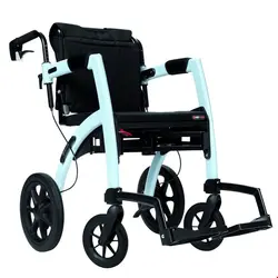 ویلچر رولاتور واکر ویلچر رولزموشن Rollz Motion 2.1 Rollator und Rollstuhl island blue