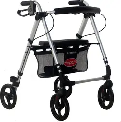 واکر ویلچر رولاتور تاشو رهافرم Rehaforum Actimo Light Rollator klappbar silber