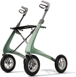 واکر ویلچر رولاتور تاشو اکر Acre Overland Carbon Rollator grün-metallic