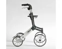 واکر ویلچر رولاتور تاشو تراست Trust Care Outdoor Rollator Lets Go Out schwarz/silber