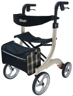 واکر ویلچر رولاتور تاشو درایو مدیکال Drive Medical Nitro Leichtgewichtrollator M champagner