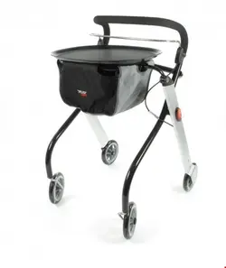 واکر ویلچر رولاتور تاشو تراست Trust Care Indoor Rollator Let s Go silber/schwarz