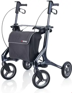 واکر ویلچر رولاتور تاشو توپرو Topro Pegasus M Carbon stahlblau