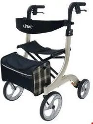 واکر ویلچر رولاتور تاشو درایو مدیکال Drive Medical Rollator Nitro Größe XS champagne