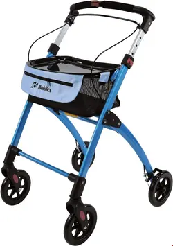 واکر ویلچر رولاتور تاشو موبیلکس Mobilex Jaguar Indoor Rollator hellblaur
