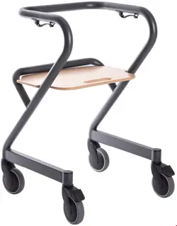 واکر ویلچر رولاتور تاشو سالجول Saljol Page Wohnraum-Rollator mit Handbremse Gr. M anthrazit