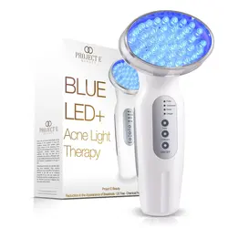 خرید از آمازون - Project E Beauty Blue LED + Light Therapy آکنه | دستگاه 415 نانومتری آبی فوتون بیوتی تراپی ضد آکنه اسکار صورت