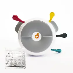 خرید از آمازون - دستگاه ECG موبایل D-Heart | دستگاه اندازه گیری ECG برای نوار قلب با لید 8/12 برای بیماران و پزشکان مانیتور ECG سازگار با IOS و Android (60 الکترود)