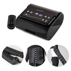 خرید از آمازون - دستگاه تخلیه لنفاوی دینامیکیمد 8 محفظه هوا فشرده، دستگاه تخلیه لنفاوی بازو، کاف معده و پا، 6 برنامه ماساژ، دستگاه پرس تراپی حرفه ای، دستگاه تخلیه لنفاوی پا، بازوها معده