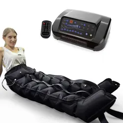 خرید از آمازون - دستگاه تخلیه لنفاوی دینامیکد 8 محفظه هوا دیجیتال کلاسیک، دستگاه تخلیه لنفاوی کاف شلوار، 6 برنامه ماساژ، دستگاه پرس تراپی حرفه ای