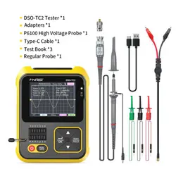 خرید از ایبی - تستر ترانزیستور اسیلوسکوپ دیجیتال دستی FNIRSI DSO-TC2 2.4 اینچی 200kMHz