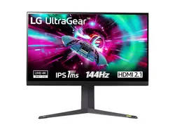 خرید از آمازون - مانیتور گیمینگ ال‌جی 32GR93U UltraGear 32 اینچی UltraHD 4K IPS HDR 400، 3840x2160، 1 میلی‌ثانیه، سازگار با G-Sync، AMD FreeSync Premium Pro 144Hz، HDMI 2.1 VRR، HDCP 2.1fe، Nee4K، Display Port3ker