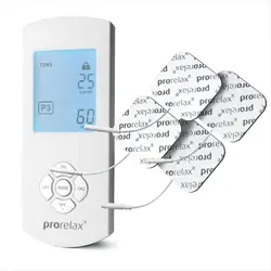 خرید از آمازون - prorelax TENS/EMS Duo Comfort | دستگاه تحریک الکتریکی | 2 روش درمانی با یک دستگاه | درمان طبیعی درد مزمن و عضله سازی | با صفحه نمایش بزرگ و روشن DuoComfort