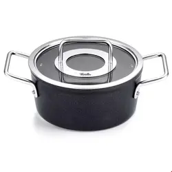 قابلمه 20 سانتی فیسلر آلمان Fissler Adamant Kochtopf mit Glasdeckel 20 cm