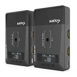 خرید از آمازون - Vaxis Atom 500 HDMI Wireless Transmission System Dual HDMI Basic Kit 1080P60 100m رسیور فرستنده برای دوربین های Gimbal/SLR/Mirrorless پخش زنده تیک توک یوتیوب.