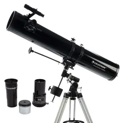 خرید از آمازون - تلسکوپ بازتابی Celestron 21045 PowerSeeker 114EQ