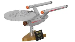 خرید از آمازون - BlueBrixx Pro Star Trek USS Enterprise NCC-1701 – مجموعه بلوک پایانه Star Trek – شماره مورد. 105438 - متشکل از 525 جزء - سازگار با بلوک های ترمینال سایر سازندگان