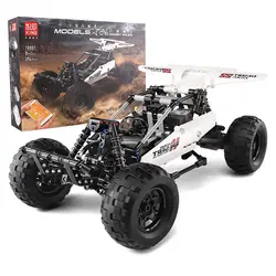 خرید از آمازون - Mold King 18001 Technology Off-Road Buggy، مدل Extreme با برنامه کنترل از راه دور با 3 موتور، بلوک ساختمانی 394 قطعه