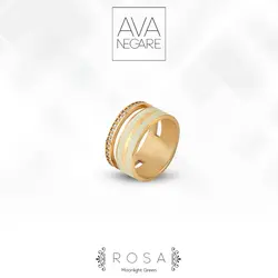 انگشتر طلا فرکانس صدا مدل رزا Rosa