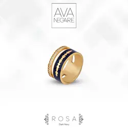 انگشتر طلا فرکانس صدا مدل رزا Rosa