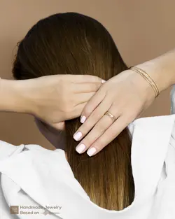 انگشتر فرکانس صدا مدل ویتا Vita طلای ۱۸ عیار