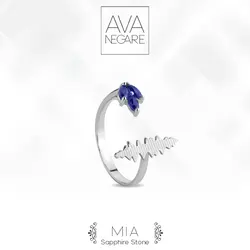 انگشتر فرکانس صدا مدل Mia نقره ۹۲۵