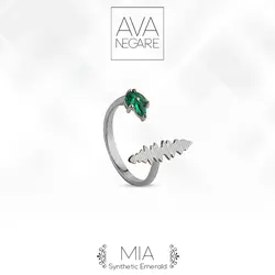 انگشتر فرکانس صدا مدل Mia نقره ۹۲۵