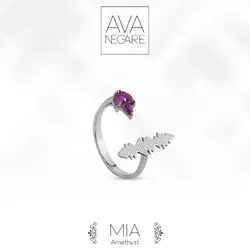 انگشتر فرکانس صدا مدل Mia نقره ۹۲۵