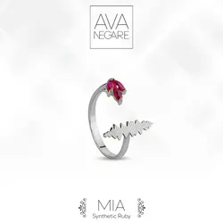 انگشتر فرکانس صدا مدل Mia نقره ۹۲۵