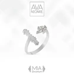 انگشتر فرکانس صدا مدل Mia نقره ۹۲۵