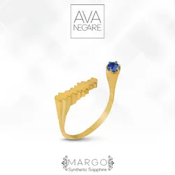 انگشتر فرکانس صدا مدل Margo طلای ۱۸ عیار