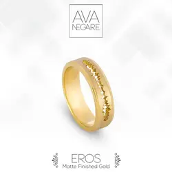 حلقه فرکانس صدا مدل Eros طلای ۱۸ عیار