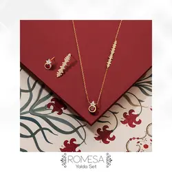 ست یلدای فرکانس صدا Romesa-M طلای ۱۸ عیار