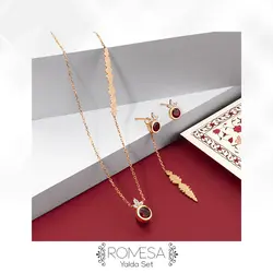 ست یلدای فرکانس صدا Romesa-M طلای ۱۸ عیار