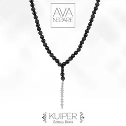 گردنبند فرکانس صدا مدل Kuiper نقره ۹۲۵ (Galaxy Black)