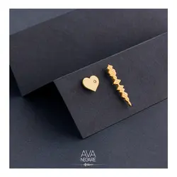 گوشواره فرکانس صدا مدل Angella طلای ۱۸ عیار