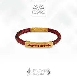 دستبند فرکانس صدا مدل Legend طلای ۱۸ عیار (PYTHON RED)