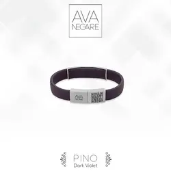 دستبند فرکانس صدا مدل Pino پینو Dark Violet ترکیب طلا ۱۸ عیار و نقره ۹۲۵