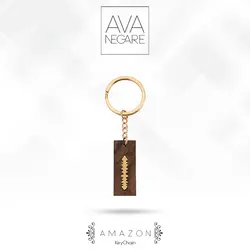 جاکلیدی فرکانس صدا مدل آمازون Amazon تلفیق چوب و طلا