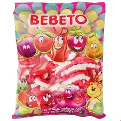 پاستیل ببتو مدل دندان  بسته یک کیلوگرمی bebeto