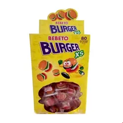پاستیل همبرگر مینی ببتو 80عددی BEBETO