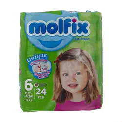 پوشک بچه مولفیکس سایز 6