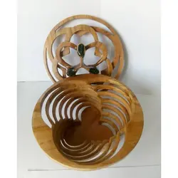 شکلات خوری چوبی دست ساز مدل اسپینر