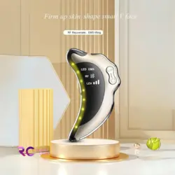 گواشا ۴ کاره آر اف EMS با فوتون تراپی و ماساژور سواپ اسکین