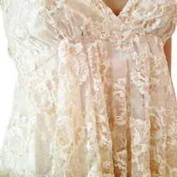 پیراهن دانتل پولک ملیله و منجوق دست دوز مجلسی