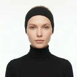 هد بند زنانه ویسکوز الیاف طبیعی مشکی