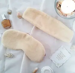 ست هد بند و چشم بند حوله ای اسپا