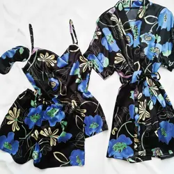 ست لباس خواب زنانه ساتن سایز 32 تا 62