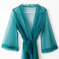 روبدوشامبر توری کلاسیک آبی سایز 32 تا 62